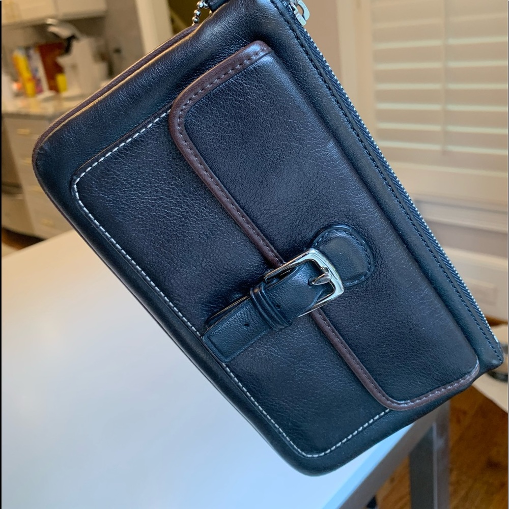 Coach Black Wristlet